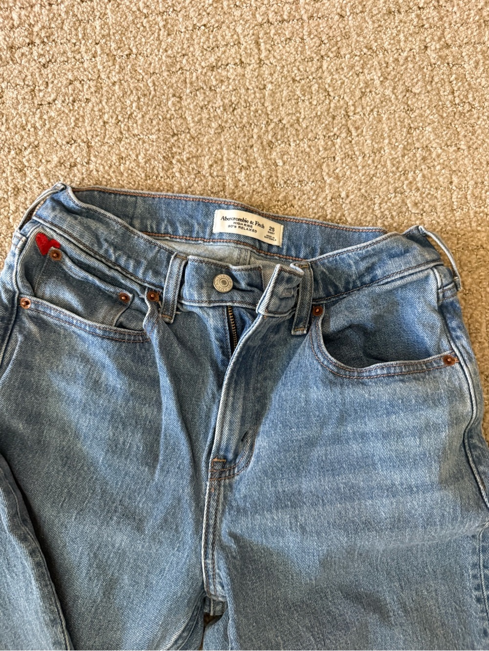 Abercrombie & Fitch Light Blue Women's Jeans size 25 short (0)